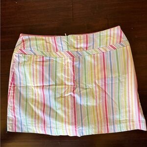 Colorful Striped golf Skirt